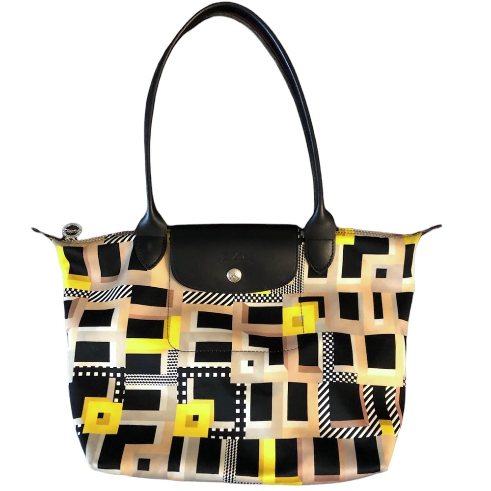 LONGCHAMP 2015 Le Pilage Tote Jeremy Scott Graphic Print